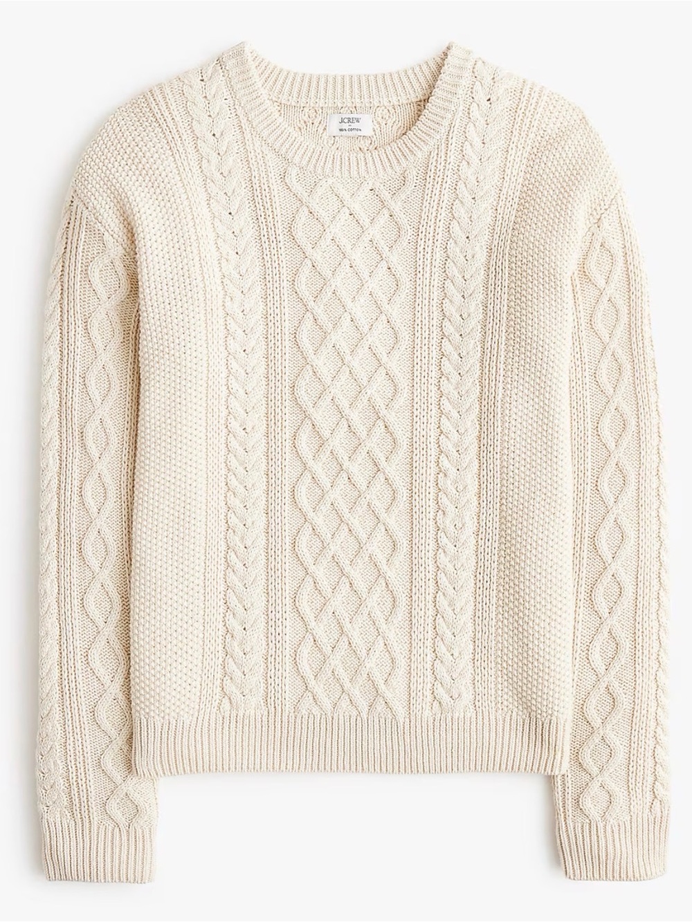 NWOT JCrew Cable Knit Sweater